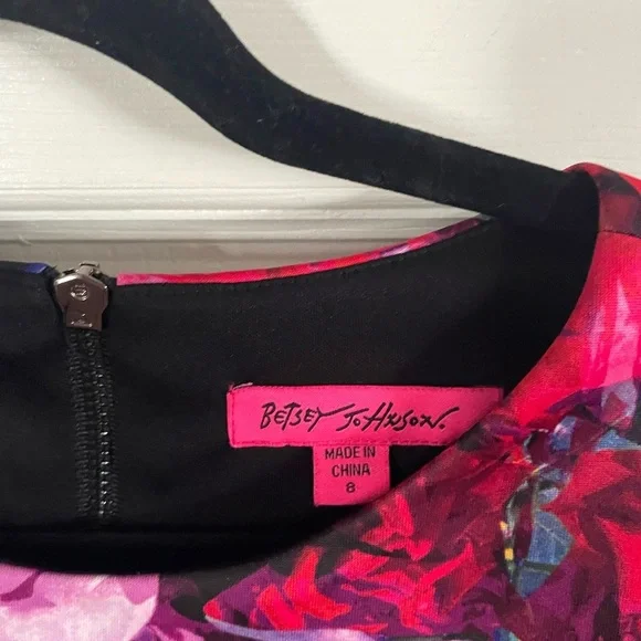 Betsey Johnson Vibrant Floral Mini Dress - Picture 3 of 3